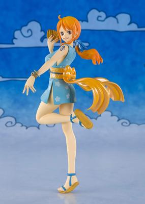 TAMASHII NATIONS Figuarts ZERO ONE PIECE Nami aproximadamente 140mm figura pintada finalizada (Onami) PVC e ABS