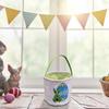 Easter Basket Holiday  Bunny Printed Canvas Gift Carry Candy Bag