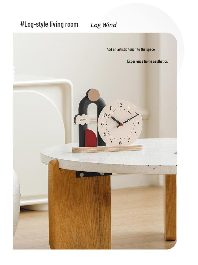 Wozoom House Creative Deco Table Ornament - Living Room & Entryway Clock