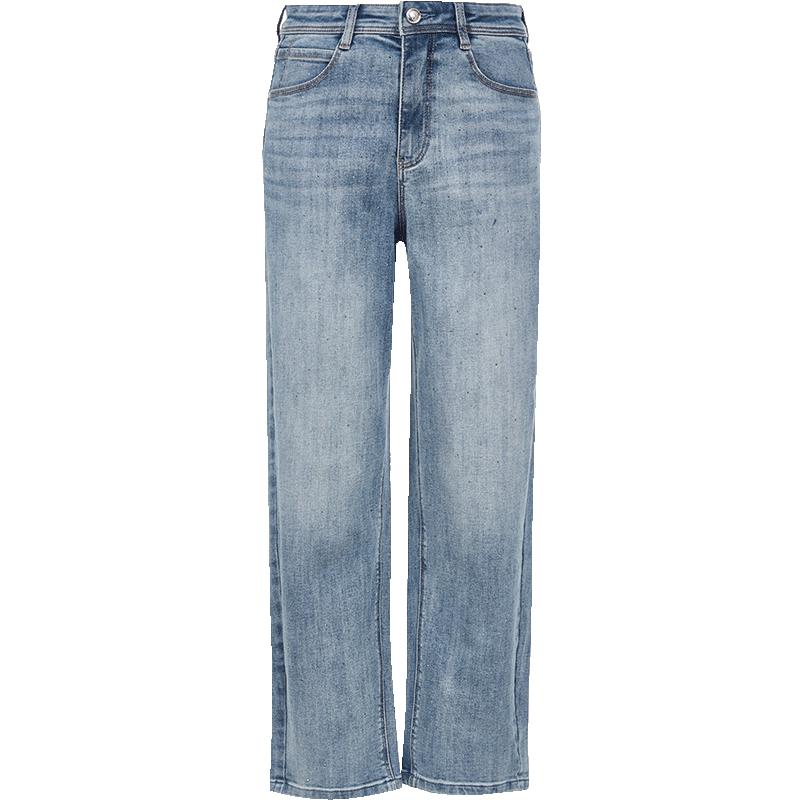 

Джинсы женские зауженные прямые укороченные с высокой посадкой ONLY XS