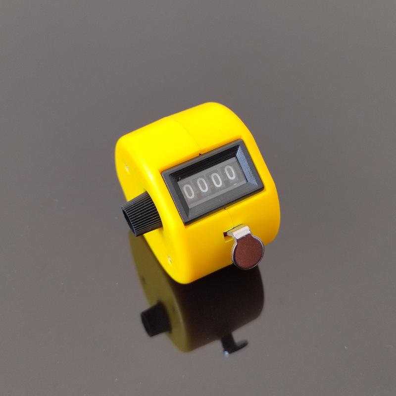 Black Pit Metal Fishing Manual Press Counter жёлтый