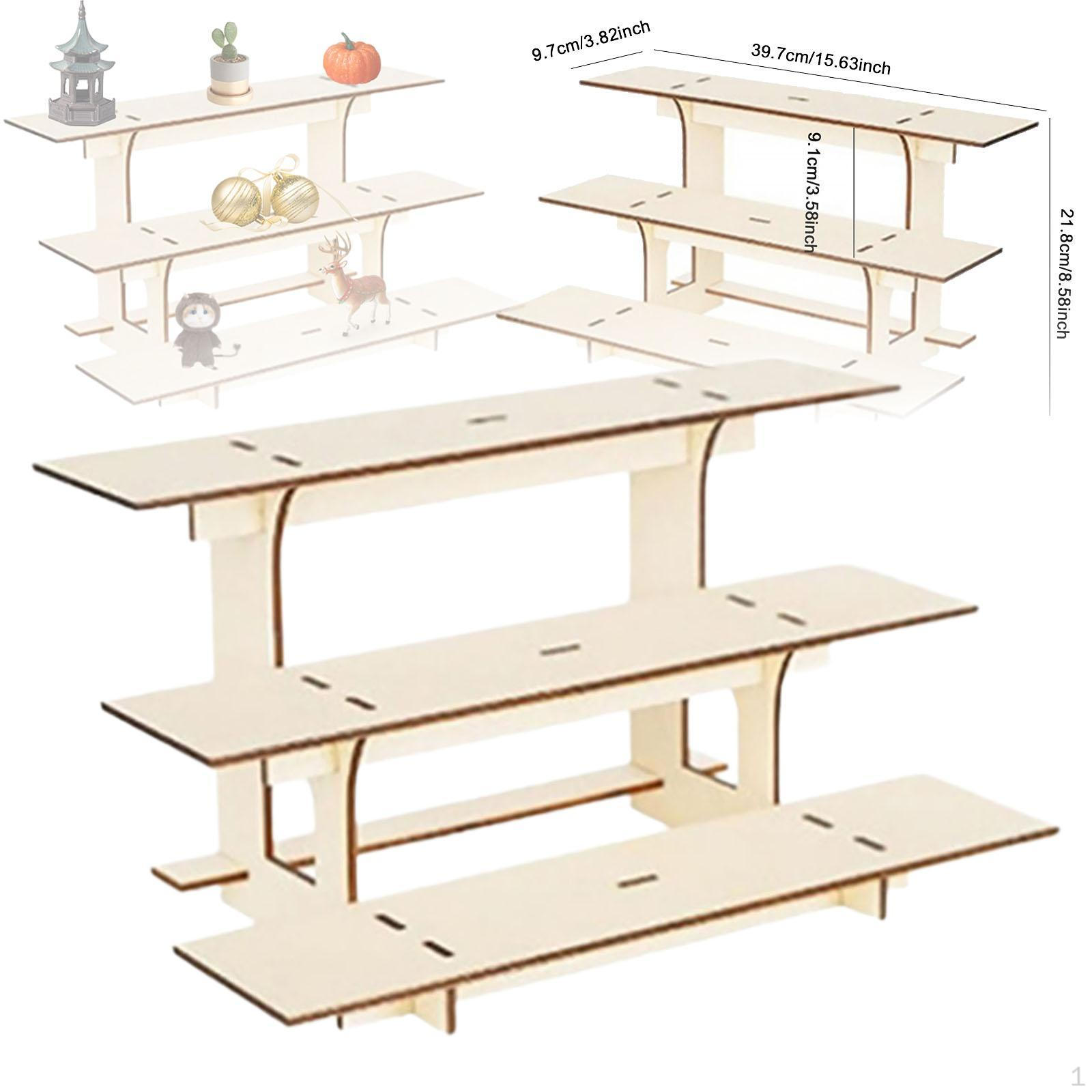 

3-ярусная угловая витрина для розничной торговли с полками для продуктовых рынков Straight wood color
