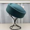 High Quality% Wool Fashion Medicine Box Hat French Top Hat Women's Basin Hat Three-dimensional Beret Elegant Flight Attendant Hat