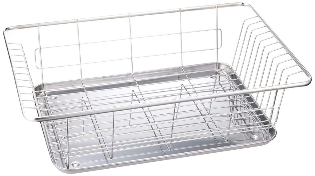 Pearl Metal Drainer Basket Stainless Steel Viewno Normal Silver HB-3281
