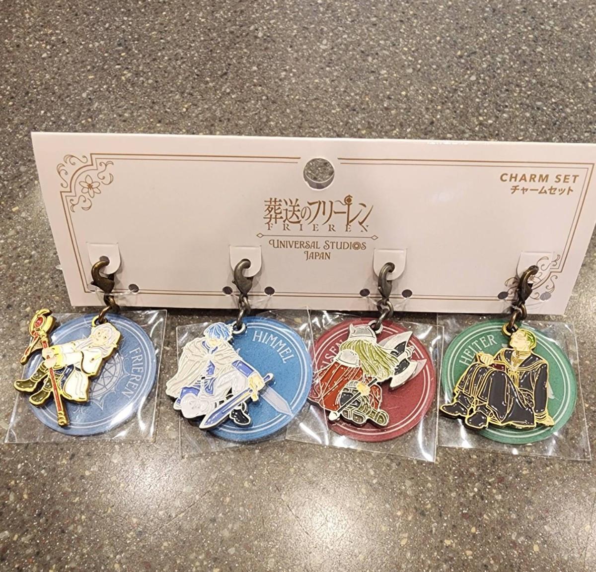 USJ Frieren Himmel Heiter Eisen Party Charm Set 4pc Keychain Pendant