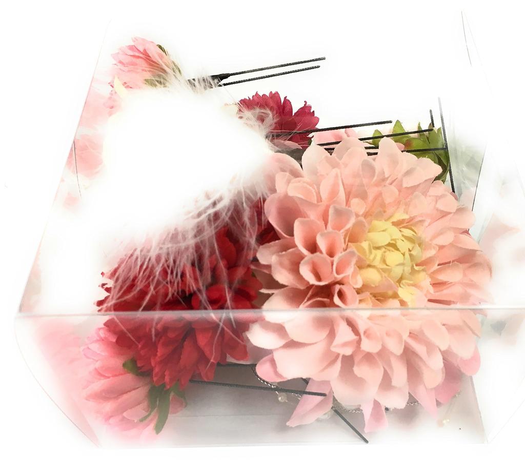 Luxurious Pink Maiden Set Hairpin Graduation Hair Yukata Hair Ornament Accessories Accessories In Case Princess Romantic 10-piece Flower Wedding,