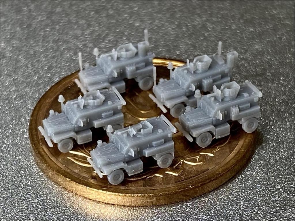 Firestarter 1/700 Scale Modern American Cougar MRAP 4x4 Set 3D Printer Kit FS-MUS8