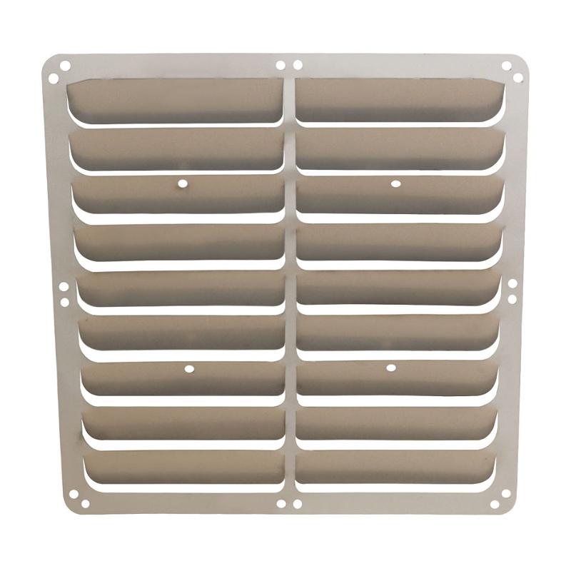 Stainless Steel Outdoor AC Condenser Wind Deflector Anti-Direct Blowing Air Vent Louver Cover Heat Pump Airflow Baffle Protector