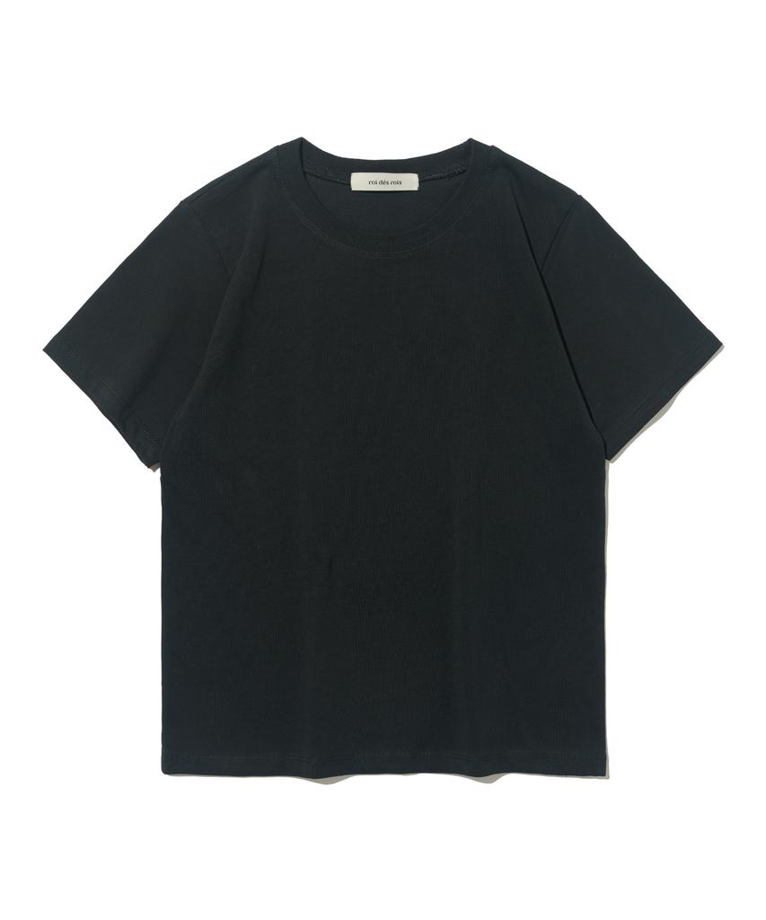 ROIDESROIS Pastel Cotton Layered Tee (Black)