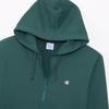Champion Long Sleeve Cotton USA Fleece Hoodie with Embroidered Logo and Zip Deep Green Men's Hoodie, C3-W104/C3-W104L/C3-W104Z/C3-Y137/C3-Y137L,