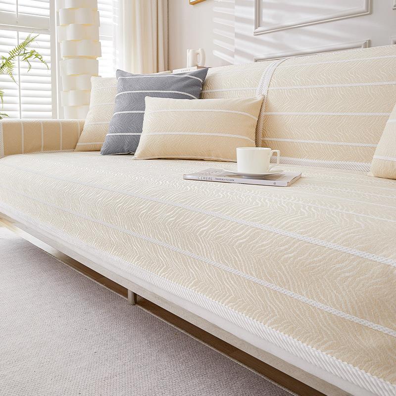Simple and Modern Fabric Craft Non-Slip Sofa Cushion Four Seasons Universal Sofa Cover Cover Towel Living Room Sofa Cover Cloth