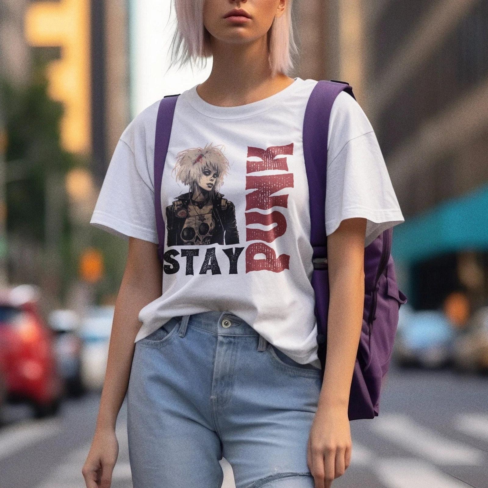 Stay Punk Shirt Punk Rock XL