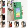 Carcasa Negra Para Infinix Hot 12 Funda Moda Dibujos Animados Linda Divertida Pintada Silicona Funda de Teléfono Para Infinix X6817 X6817B