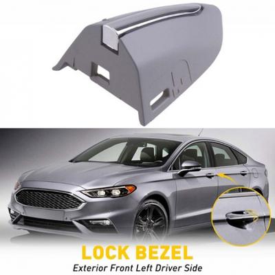 Front Side Driver Left Door Exterior Cover 13-20 Handle Fit Ford Chrome Fusion