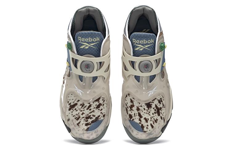 Men's Sneakers Reebok Pump Court Brain Dead Paper White/Goal Green-Rush Red