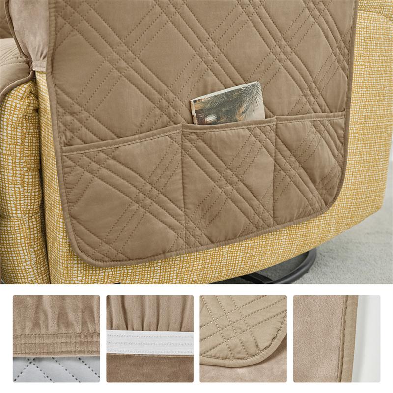 1 Seater Recliner Sofa Covers for Living Room One-piece Wear-resistant Armchair Chair Cover Easy - Install Funda Sillon Relax