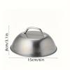 Barbecue Utensili Copertura Barbecue, Coperchio a Cupola per Forno in Acciaio Inossidabile, Accessori da Cucina per Campeggio all'Aperto Picnic