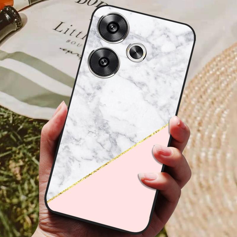For Xiaomi POCO F6 Case POCOF6 Luxury Phone Silicon Back Cover For Xiaomi POCO F6 Cases  F 6 Protective Shockproof Shell Capas