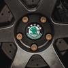 4Pcs 56mm Car Wheel Center Cap Emblem Stickers for Skoda Superb Fabia Kamiq Karoq Kodiaq Octavia Rapid Scala Exterior Accessorie hbkm45