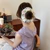 Colorful Embroidery Hair Scrunchies French Style Hair Ropes Elegant Floral Scrunchies  Rubber Bands