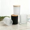 Luxury Candle Jars Black White Empty Candle Jars 7oz 10oz 14oz Glass Candle Holders Lanterns Candle Jars With Lids and Boxes