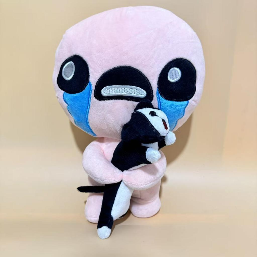 Cartoon Animation Carnivorous Man With A Crying Face Holding A Cat Plush Doll Soothing To Sleep Toy Gift