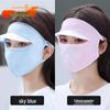 Women's Anti-UV Ice Silk Breathable Sunscreen Mask for Summer Cycling and Driving