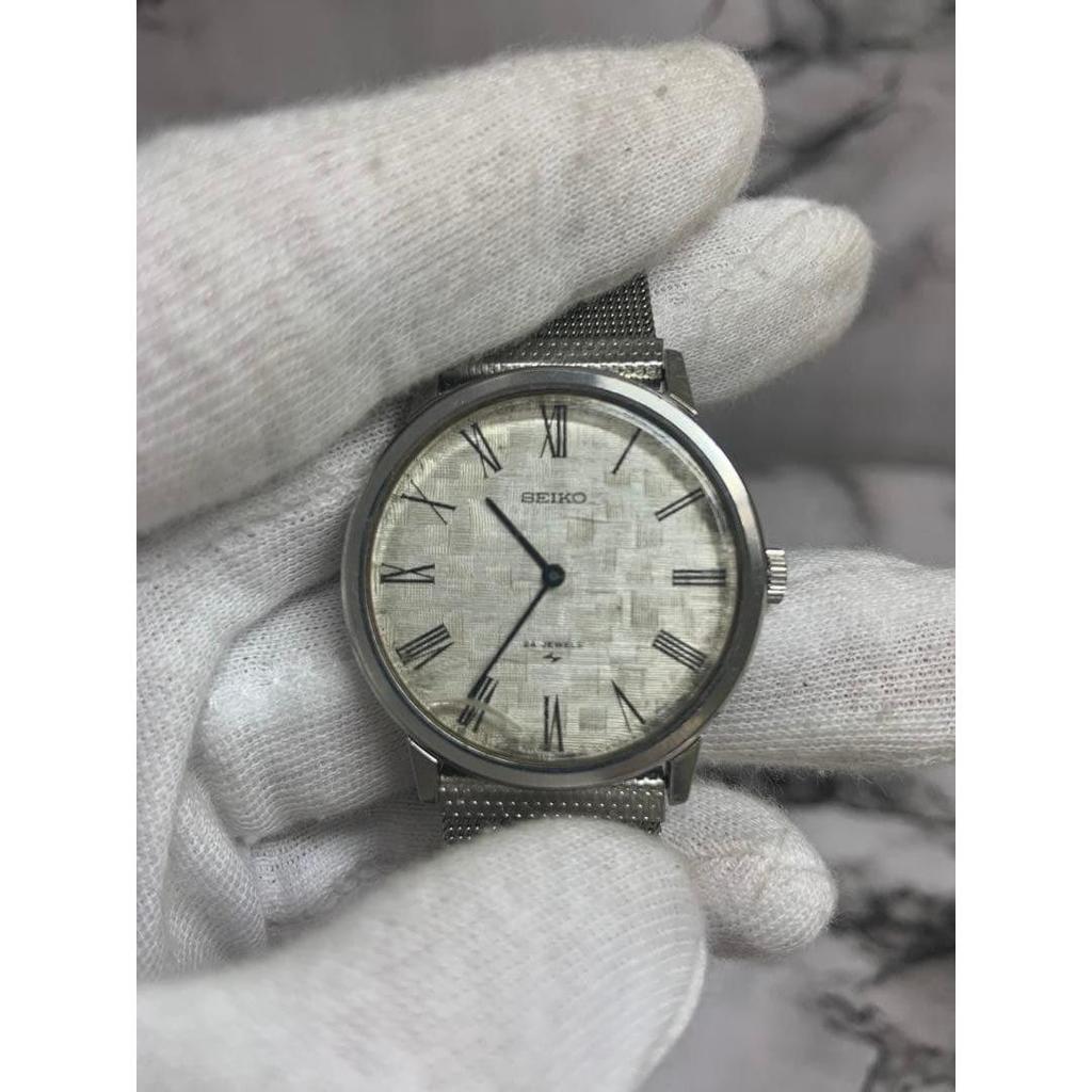 Used SEIKO Men's Manual Wind Watch 2559-0181 Working Condition