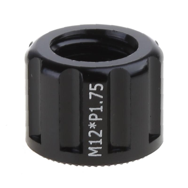 Bike Hubs Tube Shaft Skewer Cap Bicycles Thru Axles Screw Nut Aluminum-Alloy Bike Wheel Flanges Axles Nut Replacement
