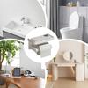 Wall-Mounted Two-In-One Toilet Paper Holder Space Aluminum Paper Towel Storage Rack Bathroom Mobile Phone Storage Rack