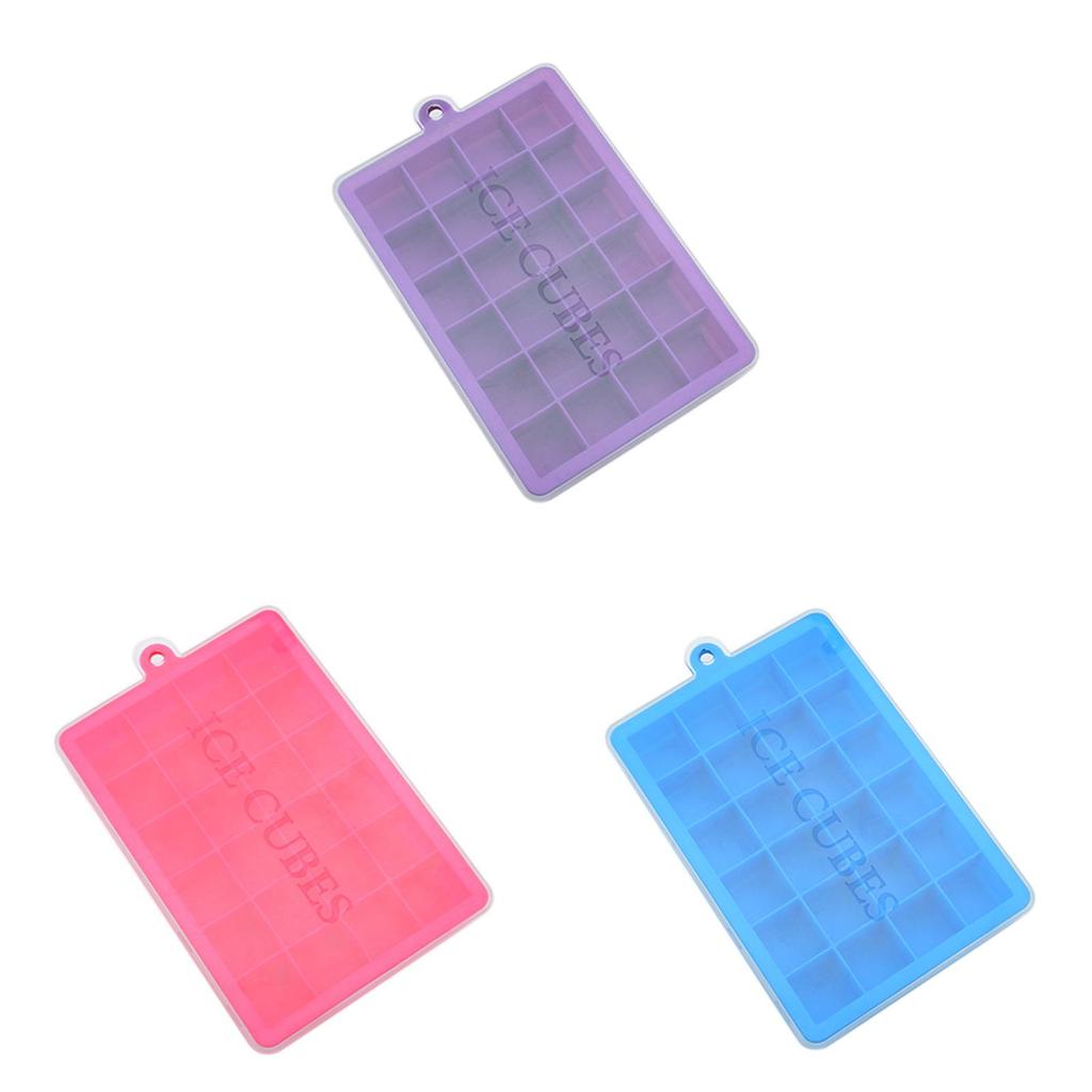 Silicone Ice Cube Tray With Lids For Food Storage And Jelly Molds For Baby Food And Fruit Puree
