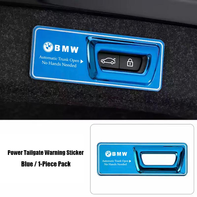 Car Trunk Switch Warning Sticker Tailgate Lifting Cover Decal For BMW G80 G06 DF37 G07 G42 G14 G15 G16 F82 F20 F21 F83 M2 M3 M4 M5 M6