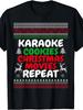 Unisex T-shirt Funny Ugly Christmas Sweater T-Shirt - Retro Cookiesies Graphic Round Neck Tee, Machine Washable Sui