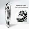 Strong Angle Grip Nail Cutter: Stainless Steel Clippers & File