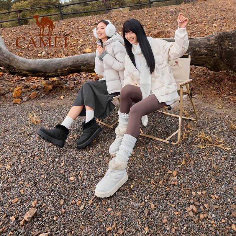 CAMEL Women's Mid-Top Insulated Snow Boots