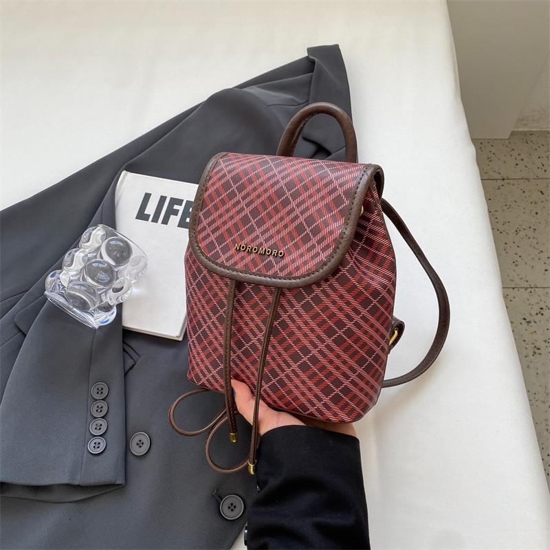 Korean Ins Girl College Wind Bag 2023 New Retro Fashion Backpack Shoulder Bag