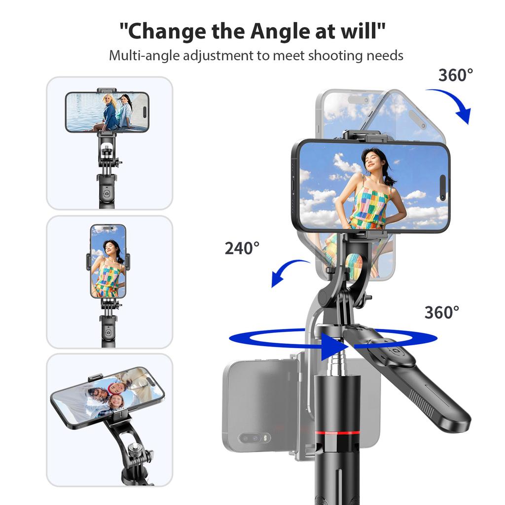 Extendable Selfie Stick Tripod with Remote Shutter 67 Inch  Phone Tripod Stand for  Live Streaming Group Photo
