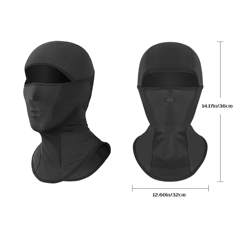 Sturmhaube Gesichtsbedeckung für Männer Frauen Eis Seide Atmungsaktiv Sonnenhaube für Sommer Radfahren Outdoor Angeln Motorradfahren