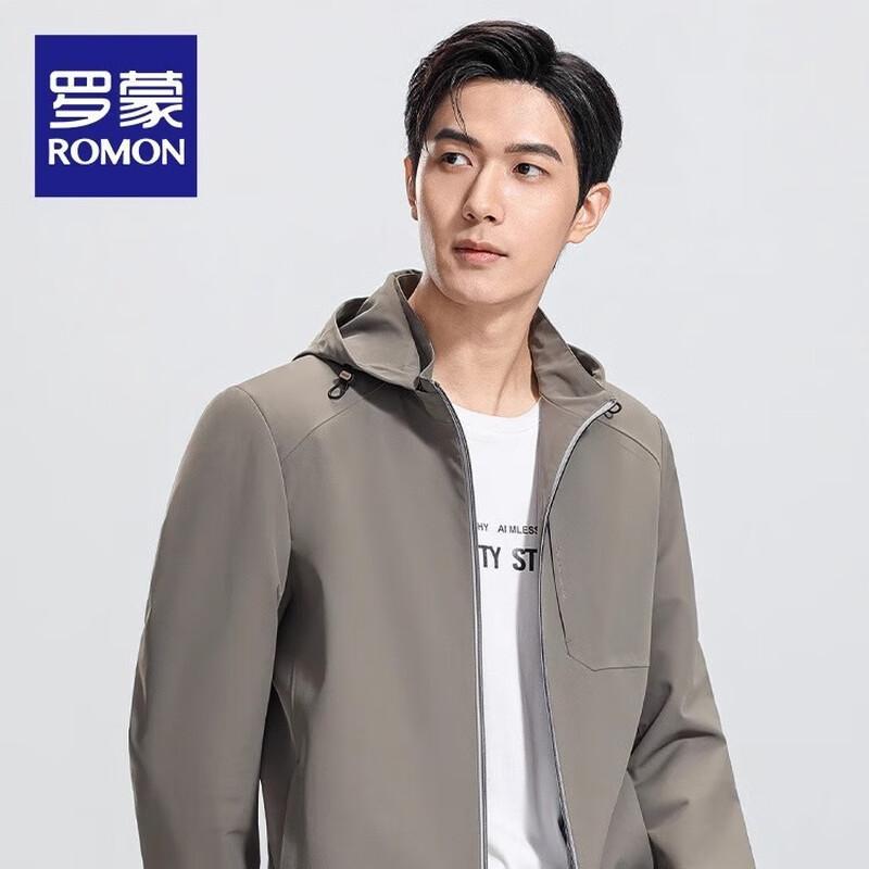 ROMON Men's Detachable Hood Workwear Jacket 7J010026
