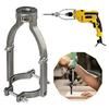 1Pcs Square Hole Drill Fixed Bracket Easy Installation And Disassembly For Woodworking Drill Bit Adapter