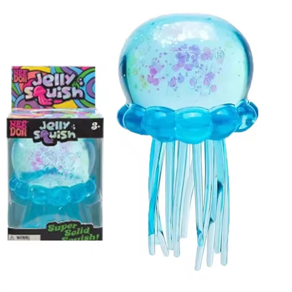 Populair NeeDoh Kwallen & Kubus Squish Speelgoed Zacht Jelly Knijp Stressverlichting Fidget Sensorisch Speelgoed voor Kinderen & Volwassenen