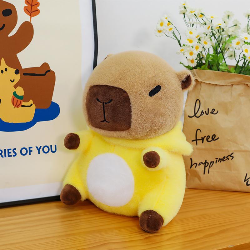 Cross-dressing Capybara Plush Toy Cute Rabbit Bear Kapibara Doll Grab Machine Exchange