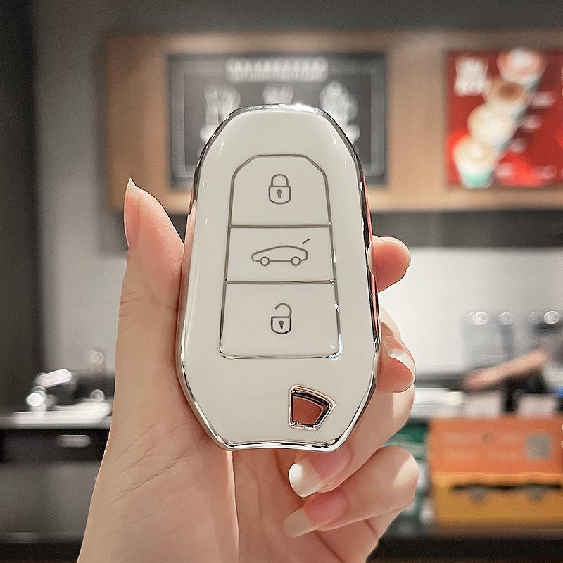 Peugeot Autoschlüsselhülle: Passend für Dongfeng 4008, 2008, 5008, 308, 408, 508L, 3008 Modelle