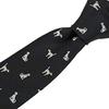 Paul Smith Necktie, Brand Necktie (8cm wide), Dog design (BlackOff-white (PS186)) [Used]