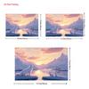 2D Arctic Fox and Polar Bear Photography Backdrop Sunset Background