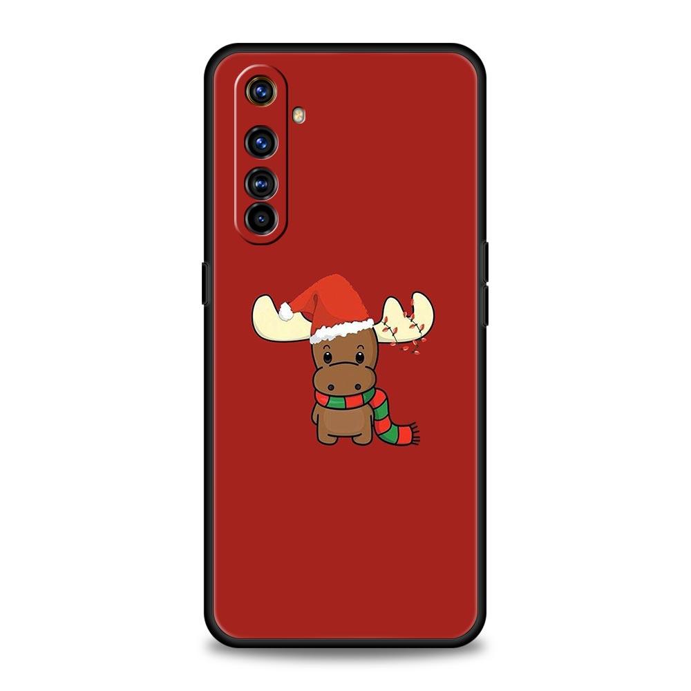 

For Realme GT Neo 2 3 3T 5 Phone Case For Realme 12 11 5G 10 9 8 5G 7 6 GT5 GT3 GT2 Pro C21 C11 C25 Cover Christmas Santa Claus Realme GT2