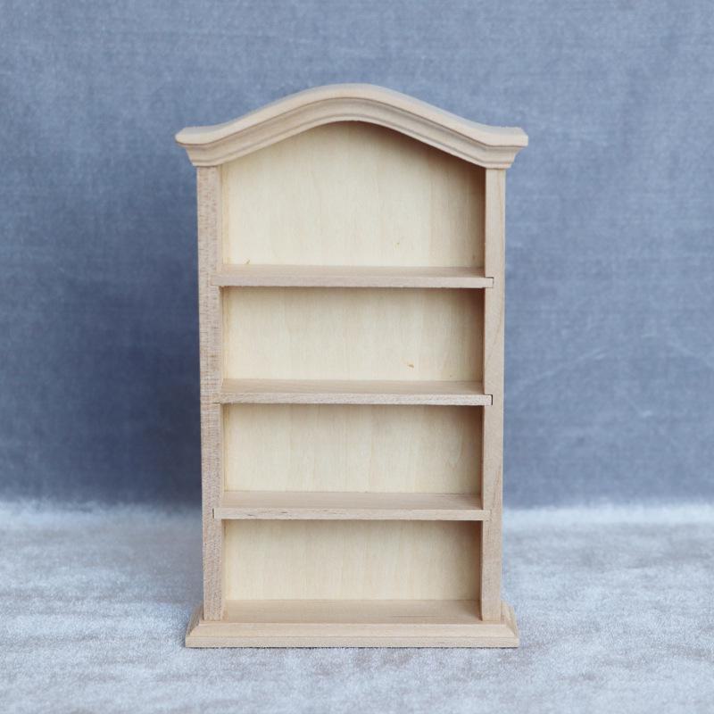 

1:12 Мини Кукольный Домик Ретро Шкаф Для Книг в Японском Стиле