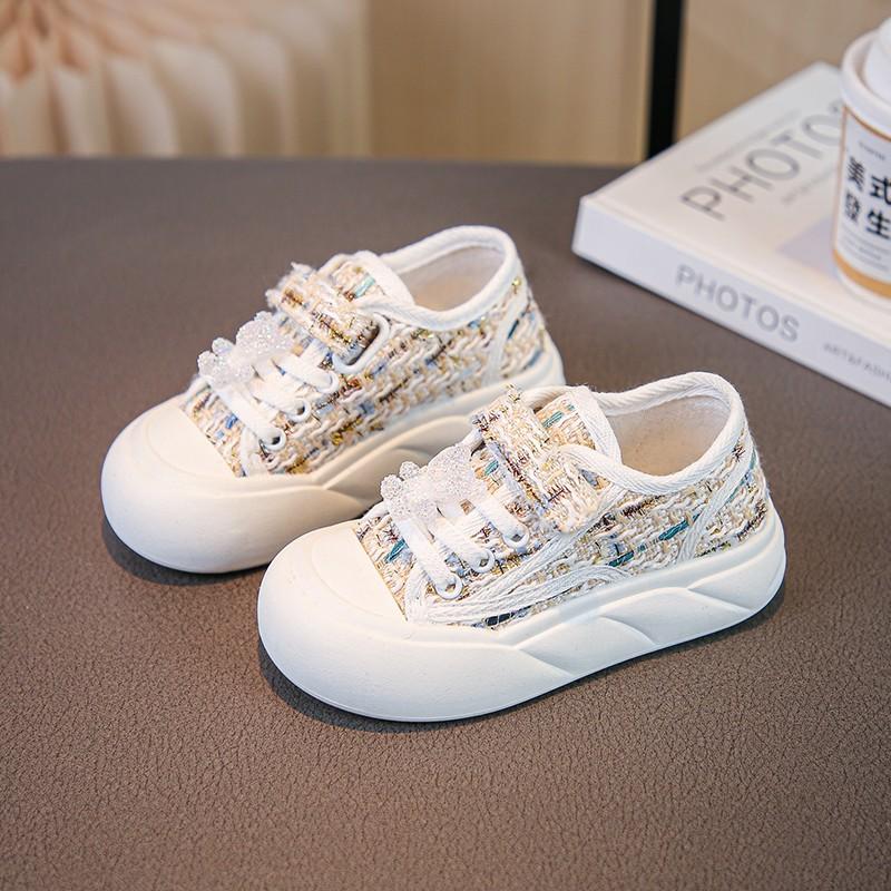 

New Autumn Kids Shoes Casual Children Footwear Sneakers Bling Leisure Girls Tennis Shoes Sports Flats Girl Platform Shoes 36