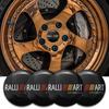 4Pcs Car Emblem Wheel Hub Center Cap Sticker Rim Badge Cover For Mitsubishi Eclipse Lancer Mirage Jinxuan Galant Mirage Montero