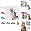 Reflective Nylon Cat Collar With Bell Free Engraving Available In Multiple Colors Suitable For Cats